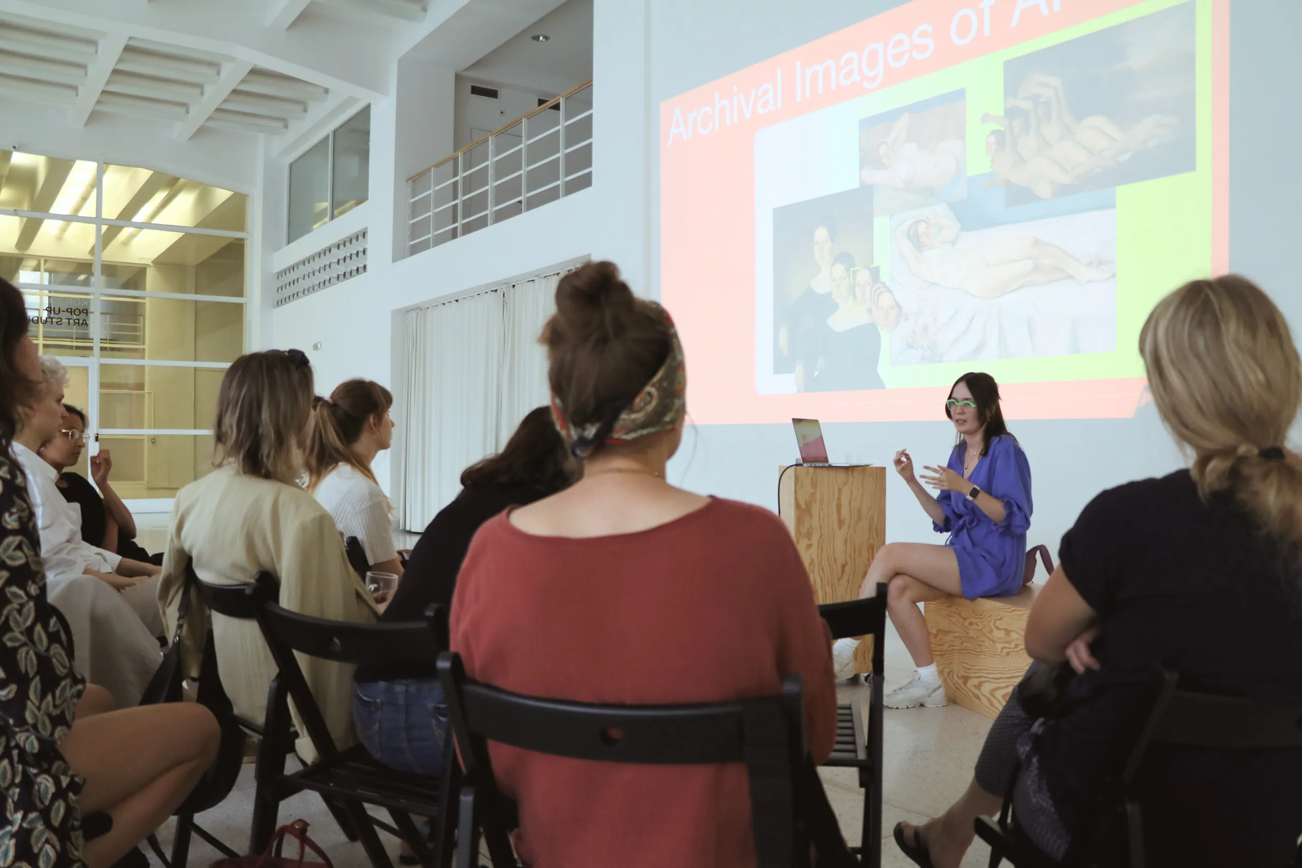 GIRL AI workshop at Narodni Galerie Praha