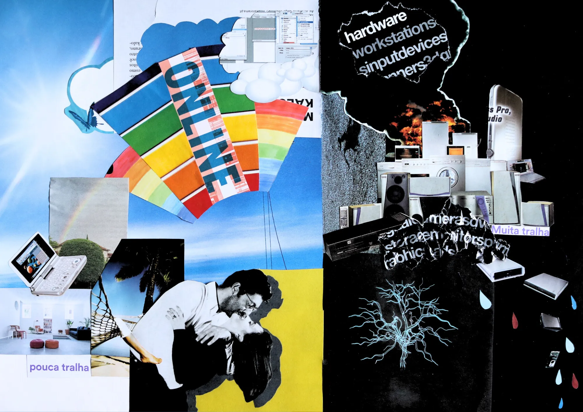 Collage output from workshop